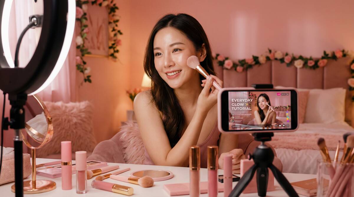 萝莉岛美妆视频教程